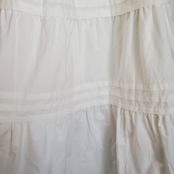 Anthropologie The Somerset Collection Maxi Skirt - White Size Medium NWT - Picture 6 of 15